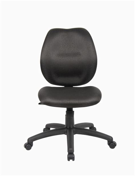 Boss Mid Back Task Office Chair Without Arms Black Bosschair