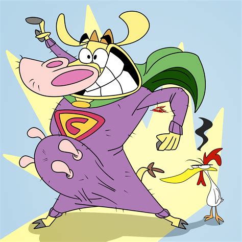 Cow And Chicken By Subrealstudios64 On Newgrounds