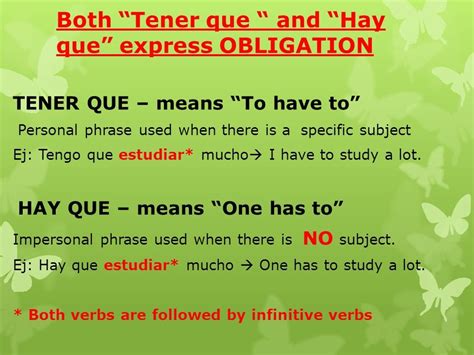 Infinitive verb examples in spanish. The verb tener - Español con Smith