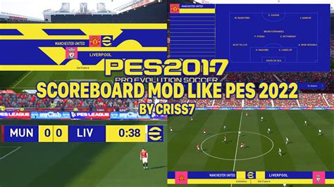 Pes 2017 Scoreboard Mod Look Like Efootball 2022