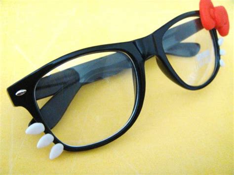 hello kitty nerd glasses by candiscoaccandclo on etsy geek glasses nerd glasses classic glasses