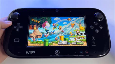Super Mario Bros U Nintendo Wii U Handheld Gameplay Youtube