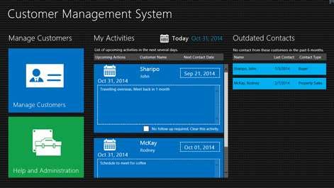 Collects sales and customer information. Buy Customer Management System - Microsoft Store