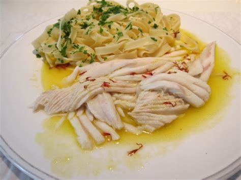 Aile de Raie au Safran La Classe de Cuisine