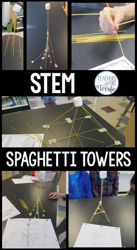 Stem Challenge Spaghetti Tower Spaghetti Tower Stem Challenges Stem