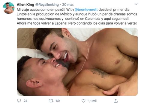 Allen King nos descubre su relación con la estrella del porno gay Brent