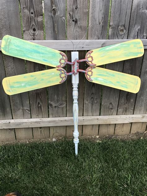 Fan Blade Dragonfly Ceiling Fan Crafts Diy Crafts For Home Decor