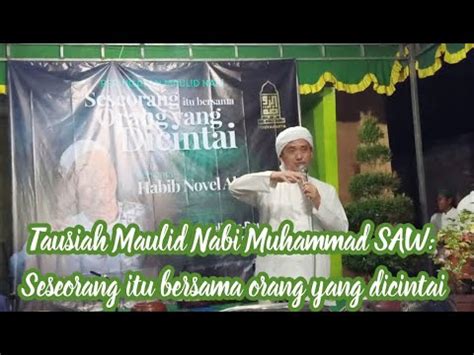 Ceramah Pembukaan Acara Maulid Nabi Muhammad SAW YouTube