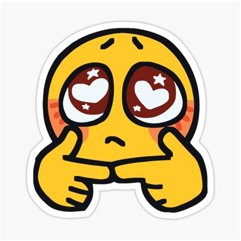 Uwu Emoji Face Kawaii Owo Uwu Emoji Gifts Sticker For Sale By Cherrykiss Redbubble