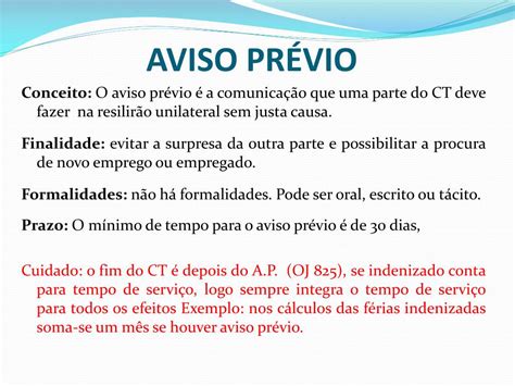 Ppt Aviso Prévio Powerpoint Presentation Free Download Id6115498