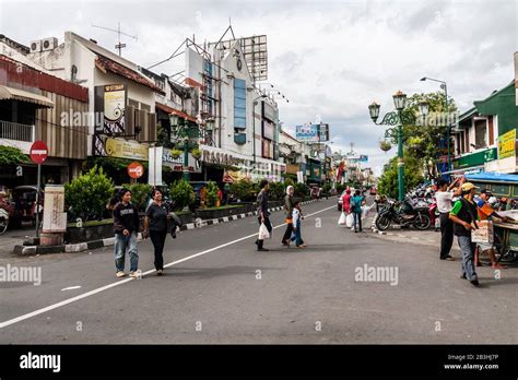 The Malioboro Street Yogyakarta Indonesia Stock Photo Alamy