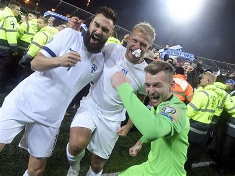 euro 2020 finland into first major finals sweden seal berth football news