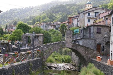 Ponte fiume po 134 km. Pignone - Guide Turistiche Liguria