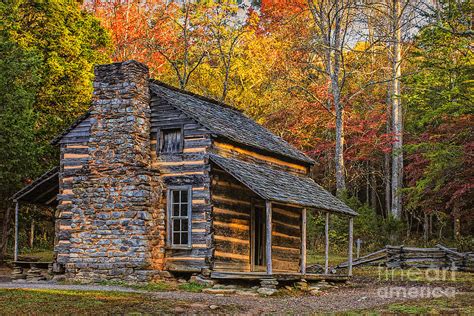 John Olivers Cabin In Great Smoky Mountains Photograph By Priscilla