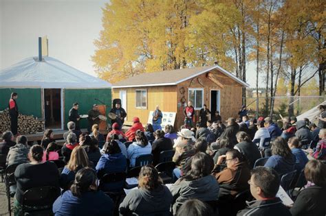 Bush Skills In The Schoolyard Cree Culture Teaching Site Opens In