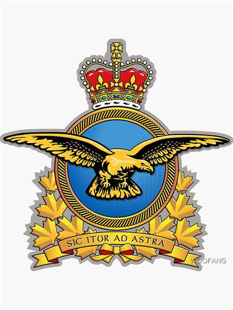 Royal Canadian Air Force Sticker For Sale By Woofang Redbubble