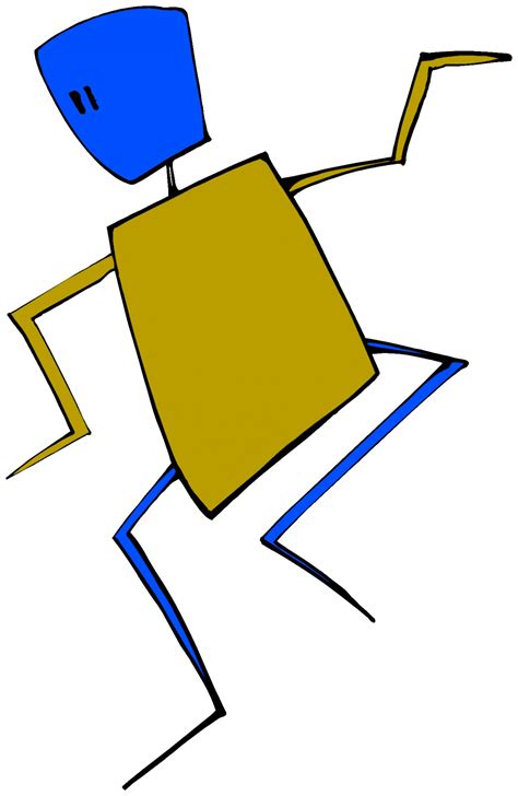 Shapeman Skipping Free Stock Photo - Public Domain Pictures