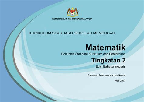 Dskp Matematik Tingkatan 2  TimothynBrooks