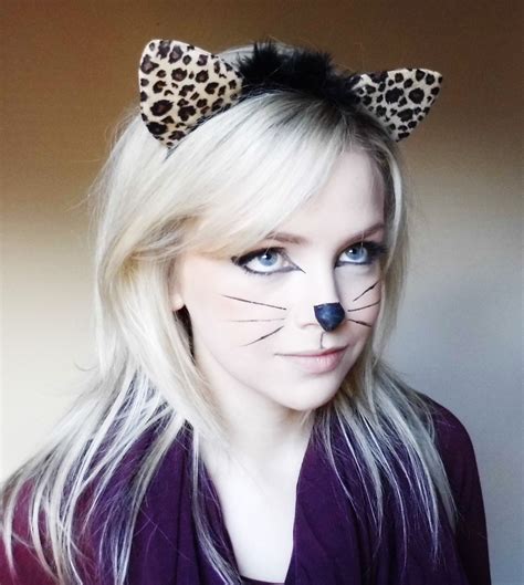 Pin by Ashley Lynn on Cosplay, Larp. | Cat halloween makeup, Kids hairstyles, Cat makeup