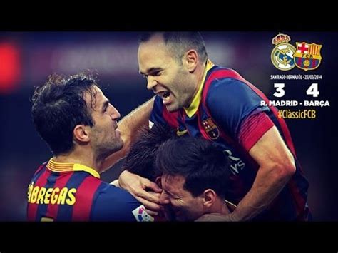 Real Madrid vs FC Barcelona 3-4 El Clasico 2014 Best ...