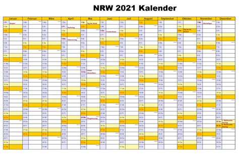 03.06., donnerstag,fronleichnam,bawü, bay, hes, nrw, rhpf, sala. 2021 NRW Kalender | Druckbarer 2021 Kalender