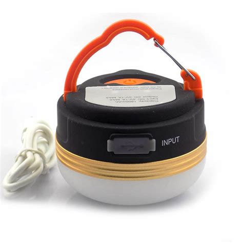 USB Rechargeable Portable LED Camping lantern Tent light 300 Lumens