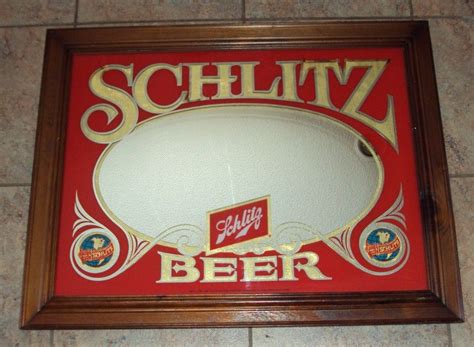 Schlitz Beer Mirror Schlitz Beer Beer Frame