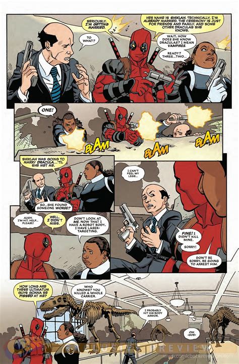 Sam Johnson Comics Deadpool 27 Preview The Wedding