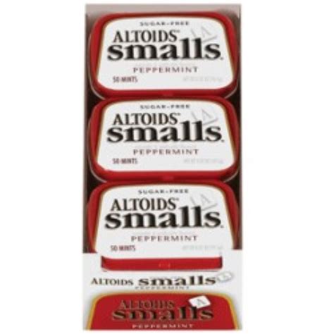 Altoids Smalls Sugar Free Peppermint Mints 9 Packs 037 Oz Per Pack