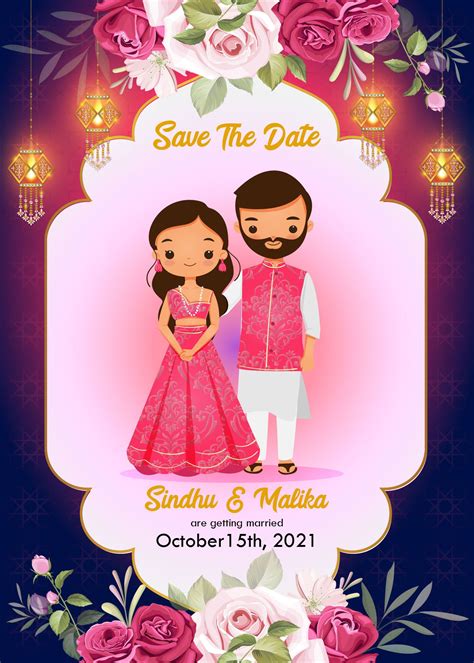Desi Wedding Invitation Templates