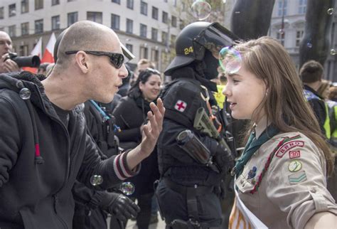 Czech Girl Scout Whose Confrontation With Neo Nazis Went Viral Now