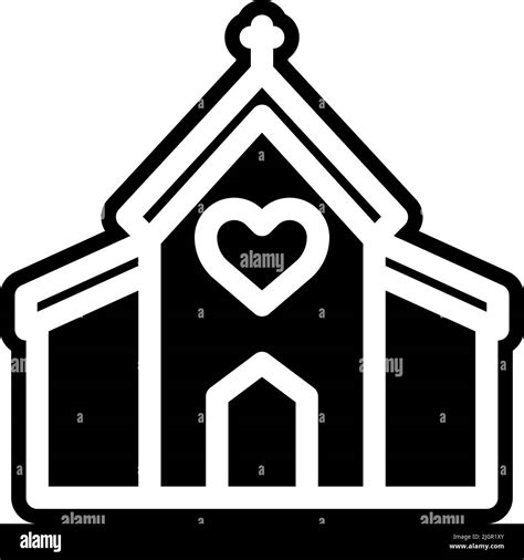 Wedding Church Icon Stock Vector Image And Art Alamy