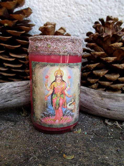 Ritas Lakshmi Goddess Of Fortune 2 Day Ritual Candle Etsy Etsy