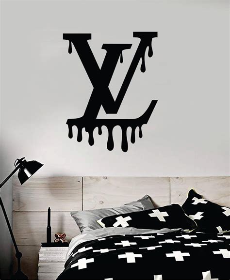 Louis Vuitton Drip Wall Decal Home Decor Bedroom Room Vinyl Sticker Ar Boop Decals