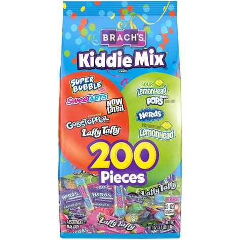 Brachs Kiddie Mix Halloween Candy Variety Bag 501 Oz 200 Count