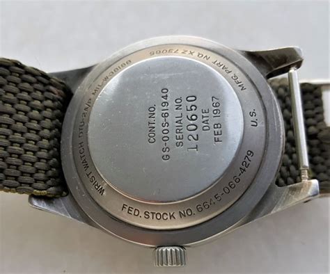 Benrus Military Watch Assigned To Us Troops From Vietnam Mil W