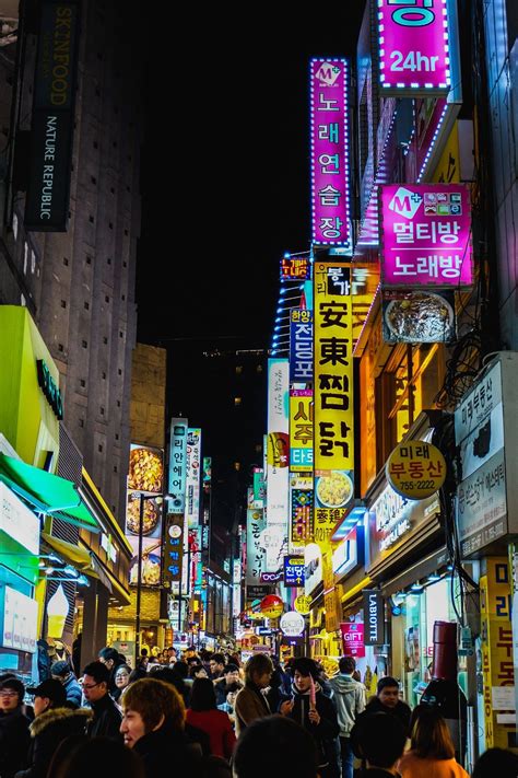 Seoul Myeongdang Street Food And Night Market South Korea