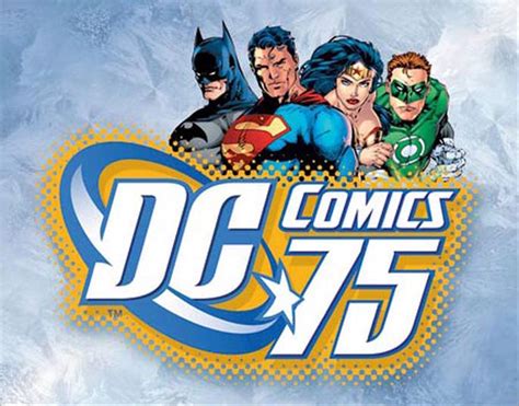 Tin Sign Dc Comics 75th Anniversary Batman Superman
