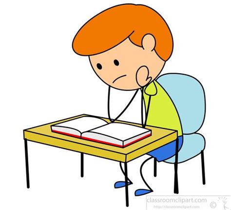 Student Reading At Desk Clipart 20 Free Cliparts 447