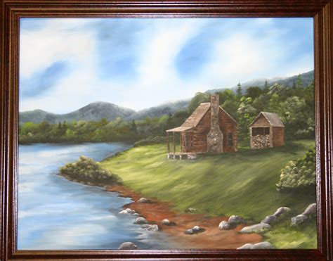 Acrylic Paintings Blue Ridge Mountains Pictures To Paint Painting