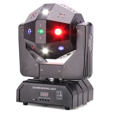 Rotating 3in1 Laserstrobe Led Beam Moving Head Magic Disco Ball Party
