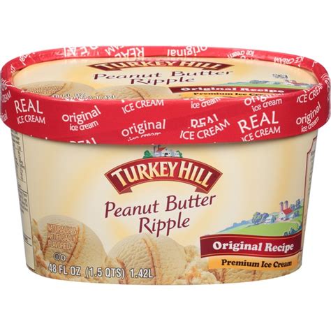 Turkey Hill Peanut Butter Ripple Ice Cream Fl Oz From Price