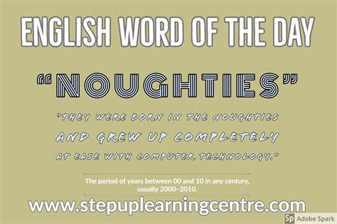 English Word Of The Day Noughties