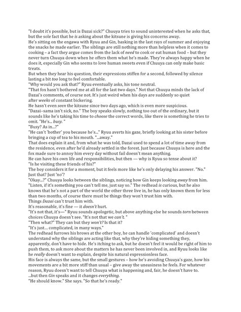 Soukoku pt9 - Chuuya has lived a relatively normal 20 years of his life