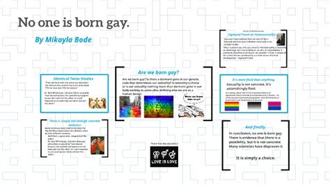 No One Is Born Gay By Mikayla Bode