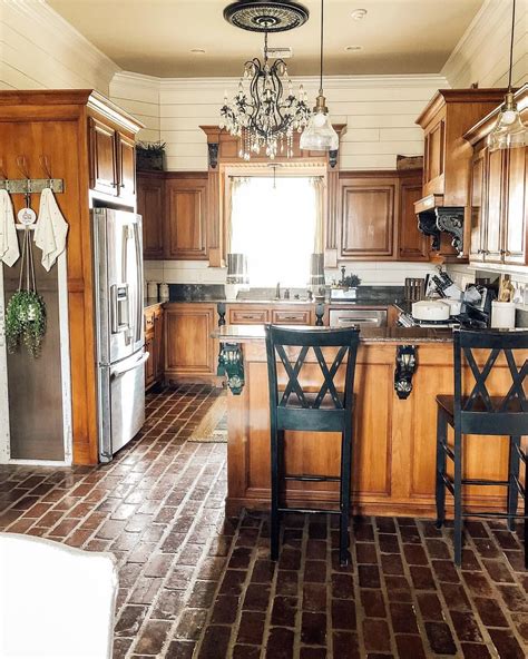 Wood is a popular choice due to the numerous finishes available, allowing you to create a truly customized kitchen. Farmhouse kitchen , white and wood kitchen ,farmhouse ...