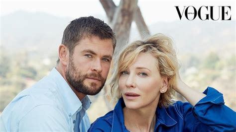 Chris Hemsworth And Cate Blanchett Grace The Cover Of Vogue Australia