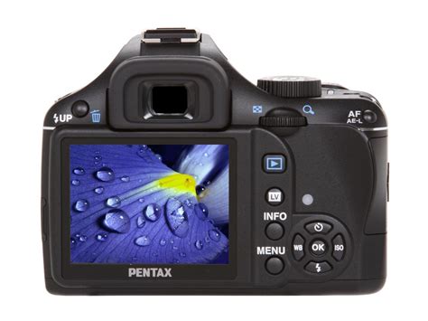 Pentax K X Black Digital Slr Camera W Smc Pentax Dal 18 55mm F35 56