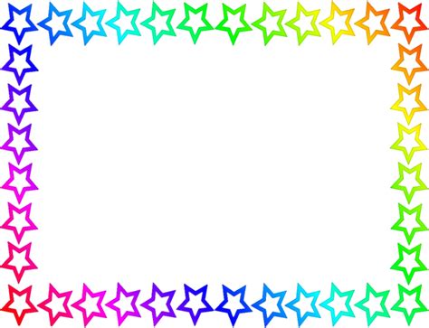 Star Border Clipart