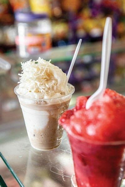 Enjoy A Sweet And Spicy Mexican Shaved Ice Raspados In The Desert